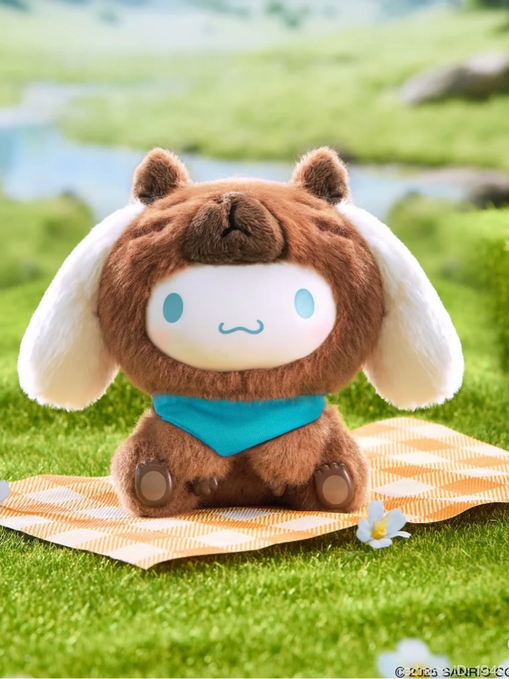 MINISO x Sanrio Hello Kitty and Friends Chill Capybara Vinyl Plush